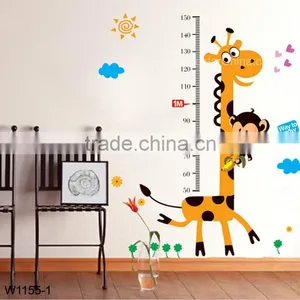 Cute Cartoon Characters Kids Height Measuring Wall Stickers Boy Girl Growth Chart thumbnail-3