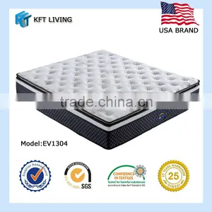 Hotel Furniture Compressed Gel Memory Foam Pocket Spring Mattress EV1304 thumbnail-1
