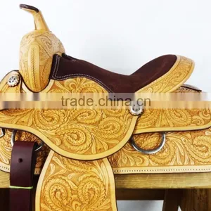 New Horse Western Pleasure Saddle Premium Quality WS163 thumbnail-1
