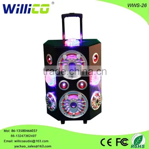 2016 Willico Portable dj System Active pa Speaker With Usb,sd,remote. Wws-26 thumbnail-1