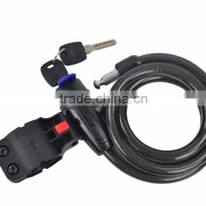Hot Selling Good Quality Anti-theft Bicycle Cable Lock Spiral Lock thumbnail-2