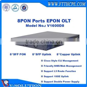 8PON EPON OLT Optical Line Terminal With Friendly NMS/Web Management and Cisco Style CLI Interface Support L3 Route Function thumbnail-3
