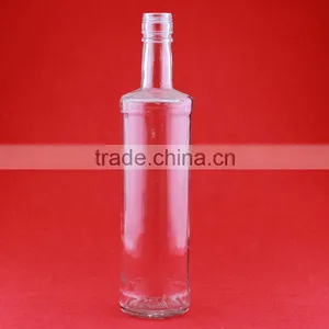 Bulk Wholesale Frosted Cylindrical Bottles Printing LOGO Bottles Dull Mouth Liquor Bottles thumbnail-4