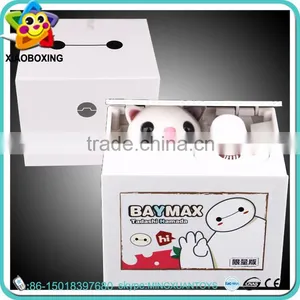 Promotional Plastic Custom Electricity House Shaped Money Box Toys for Kids thumbnail-2