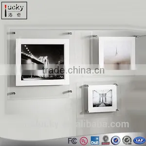 Acrylic Picture Frame Wall Mount Drawing Display Frame thumbnail-1