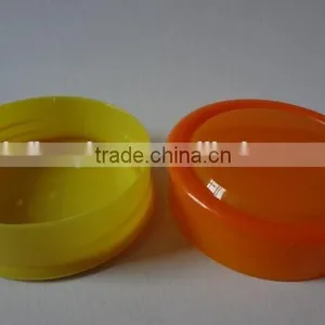 Custom Made Colored Screw Plastic Cap for Honey/jam/sauce Glass Cansiter thumbnail-1