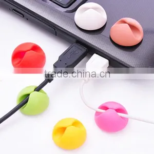 Lightweight Hole Multi-color Silicone Cable Winder thumbnail-3
