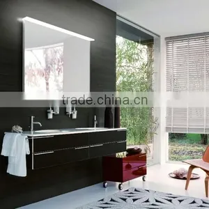 Hotel Bathroom Vanity Mirror With Top Light thumbnail-1