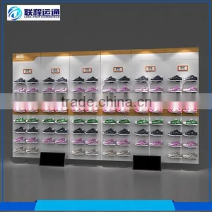Good Design Stainless Shop Display Shoe Rack Wall Mounted Shelves thumbnail-1
