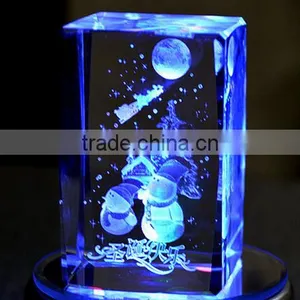 Christmas Gift Ornament Decor Crystal tr ee thumbnail-1