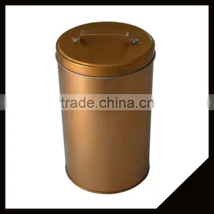 Easy Open Customized Printing Tea/Coffee Tin Box With Handle For Home thumbnail-1
