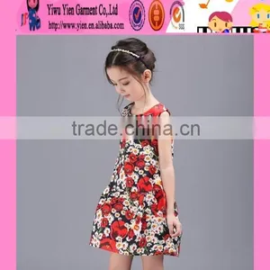Top Quality Cartoon Baby Kids Traditional Dresses Satin Material Sweet Girl White Ball Gown Dresses for Kids thumbnail-3
