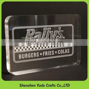 Custom Finished CNC Lasering Clear Acrylic Block Engineering Acrylic CNC Machining Service thumbnail-1