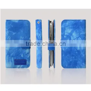 Universal Denim Flip Leather Mobile Phone Cover Case for Myphone My35 27 28 36 32 23 Agua Rio thumbnail-6