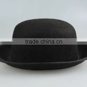 Black Bowler Hat Setting Cap Party or Usually Can Wear thumbnail-1