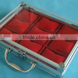 Luxury Watch Case,watch Carrying Case With Flannelette Inner,aluminum Men Watch Box thumbnail-1