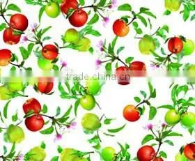 2015 Newest Fruits Printed Pattern Pvc/peva Embossed Vinyl Wholesale Tablecloth/cover With Waved/lace/straight Edge thumbnail-1