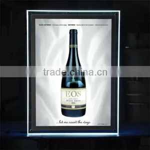 Advertising Simple Display Sign Board Indoor Light Sign Frameless Led Light Display thumbnail-3