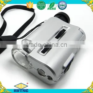 Portable 60X Lens Magnifier Loupes With 1UV LED Mini Microscope thumbnail-1