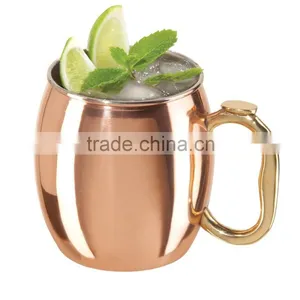 Moscow Mule Copper Mugs Pure Solid Copper Mugs for Moscow Mule thumbnail-1