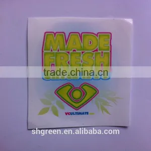 Oval Shape Transparent PVC Sticker for Bowl thumbnail-3