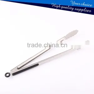 Heat Resistant BBQ Grill Kitchen Tongs With Silicone Handle thumbnail-2