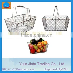 CAC Fair Rectangle Iron Wire Fruit Basket thumbnail-1
