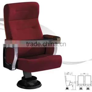 Plastic Theater Chair Writing Pad /Comfortable Cinema Chair, Auditorium Chair YA-313 thumbnail-2