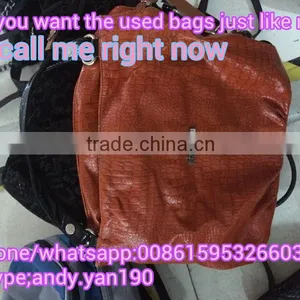 2015 Fashionable Wholesale Second Hand Lady Men Used Genuine Leather Bags thumbnail-1
