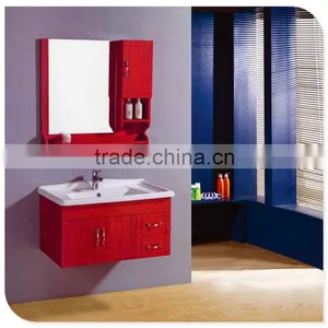 2016 Best Quality Solid Wood Bathroom Wall Cabinet Designs for Wholesale thumbnail-2