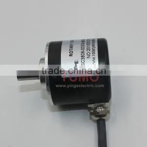 YUMO ISC3806 600PPR 5V CNC System Solid Shaft Encoder Optical Price Incremental Rotary Encoder thumbnail-2