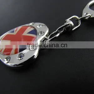 Metal Heart Keychain/promotional Item Heart Shaped Blank Metal Keychain thumbnail-3