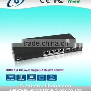 2015 Hot Sale 1x4 HDMI Splitter 50M Over Cat6 Extension thumbnail-1