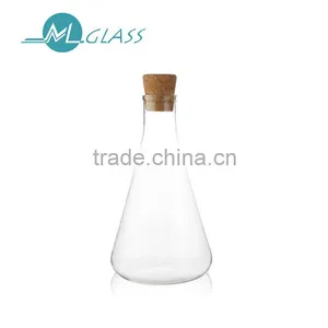 250ml China Supplier Hot Sell Borosil Measuring Liquids With Wooden Lid thumbnail-1