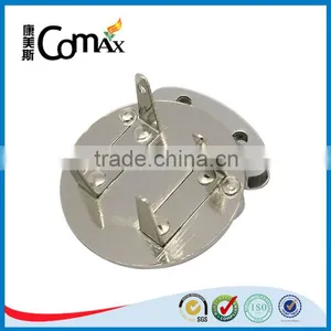 Silver Metal Push Lock for Handbags thumbnail-4