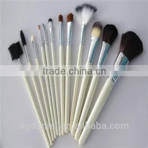Soft Synthetic Makeup Brush With Flower PU Pouch 12pieces thumbnail-5