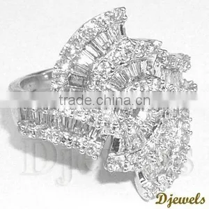White Gold Diamond Rings, Diamond Wedding Rings, Diamond Jewelry thumbnail-1