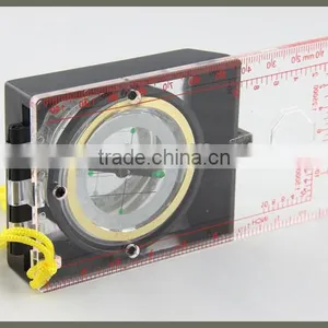 DC45-6A New Style Military Folding Ruler Map Compass With Rope thumbnail-1