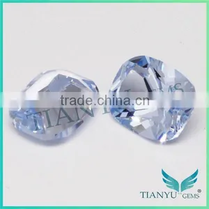 Wholesale Loose Gemstones 8x10mm Sea Blue Color 104# Cushion Shape Spinel Gemstone Semi Precious Stone thumbnail-4