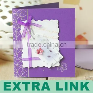 Custom Logo Decorative Paper Wedding Invitation Cards Models thumbnail-1