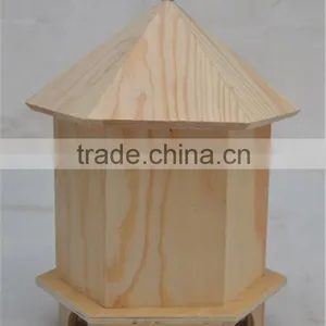 Pine Wooden Bird House,pet Nest,pet Bird House thumbnail-4
