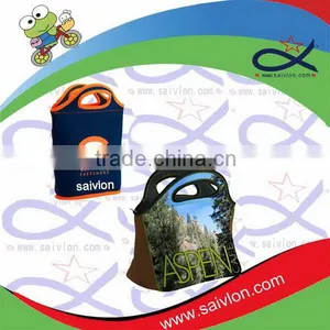 Custom Logo Neoprene Insulated Lunch Cooler Bag thumbnail-1