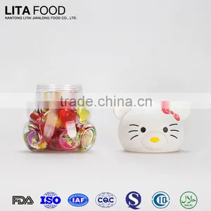 Wholesale Chinese Candy Pink Hellokitty Candy Jar for Jelly Gummy Candy thumbnail-3