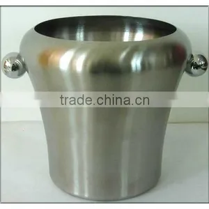 2.0L Stainless Steel Ice Bucket With Handle thumbnail-1