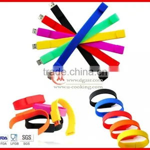 Promotion Colorful Silicone Usb Bracelet With Low Price thumbnail-2