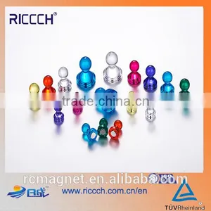 High Quality Acrylic Magnet Push Pin With Space Package/Magnetic Push Pin White Board Customized Office Magnets/memo Magnets thumbnail-4