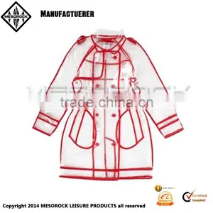 New Hot 100% EVA Fashion Women Rain Coat thumbnail-1