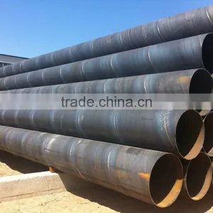 711*6.35mm Bell End of SSAW Weld Steel Pipe for Water Power Station and Strut Building Project thumbnail-3