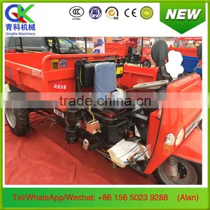 Heavy Loading Capacity Cabin Closed Diesel Power 3 Wheeler Tricycle Truck thumbnail-1