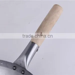 Single Handle Round Coating Carbon Steel Cooking Gas Fired Wok thumbnail-3